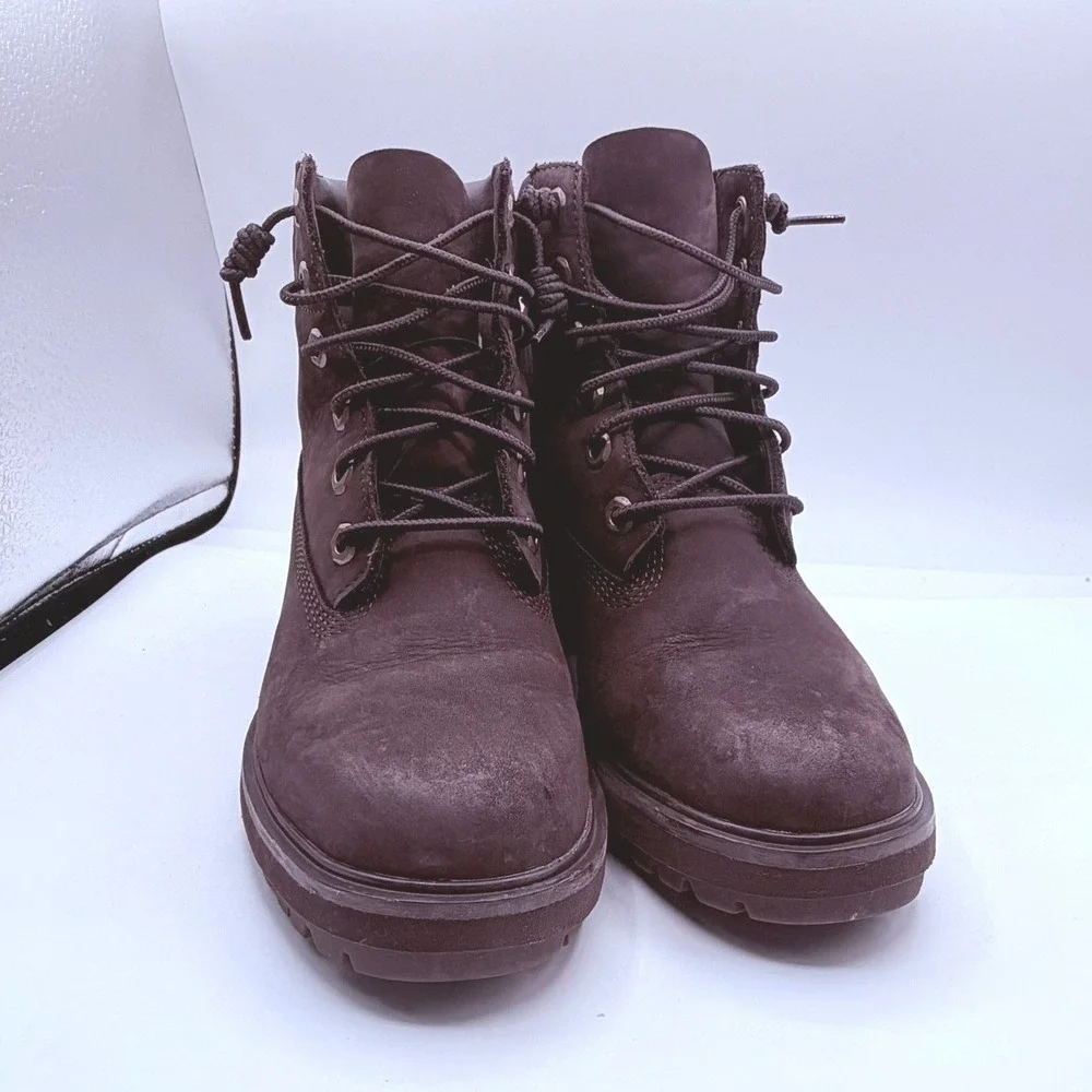 Timberland Kinsley 6-Inch Boot Women 7 Brown A2DX2 Waterproof Nubuck